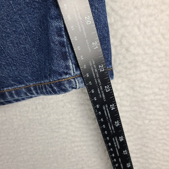 Levi's 550 Shorts Mens 40 Blue Denim Jean 10" Inseam Casual Bermuda Baggy Loose - Picture 6 of 11